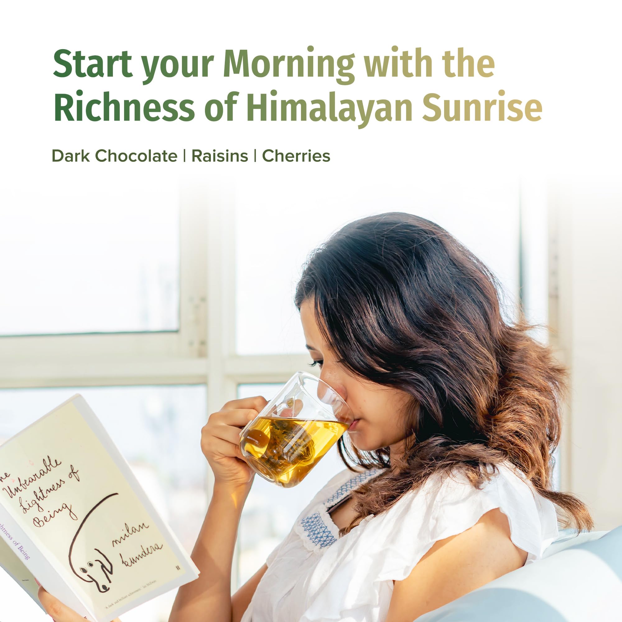 NEPAL TEA Organic Black Tea Bags from the Himalayas - 15 Pyramid Tea Bags, Single Origin from a Family Farm - Black Tea Bags with Loose Leaf Tea