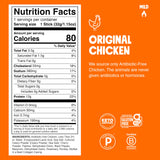 Chomps 3 Flavor Chicken Variety Trial Pack - Antibiotic Free Chicken Jerky Snack Sticks, Keto, Paleo, Low Carb, Whole30 Approved, Gluten Free, Zero