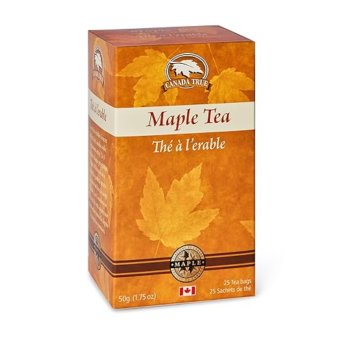 Canada True Maple Tea 25 Tea Bags, 50g (1.75oz), Product of Canada