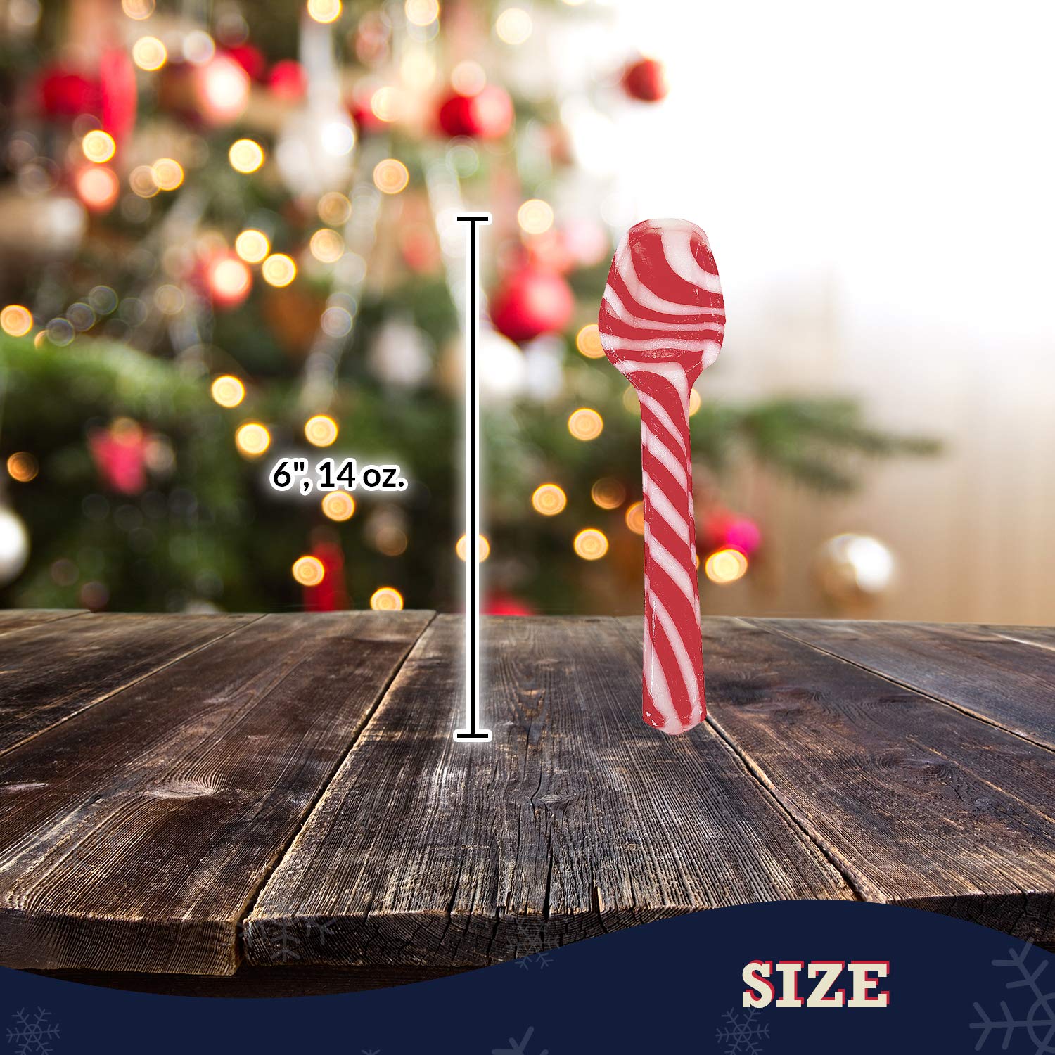 Candy Cane Spoons 1doz