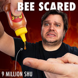 Bee Afraid: The World's Hottest Honey - Infused with 9 Million SHU Spicy Chili Extract, Gourmet Spicy Honey (1.1 oz) - Small, hand-crafted batches