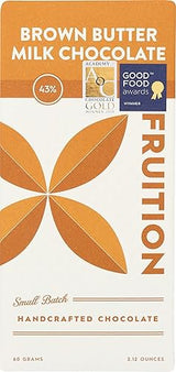 Fruition Chocolate Works Brown Butter 43% Milk Chocolate Bar, 2.12 OZ