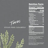 Taras Gourmet Sugar Free Caramels | All Natural Candy | Creamy & Individually Wrapped with Real Butter (20 oz)