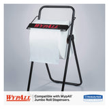 WypAll 34955 X60 Cloths, Jumbo Roll, White, 12 1/2 x 13 2/5, 1100 Towels/Roll