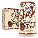 Shasta Zero Sugar Chocolat Delite | 12-Pack of 12oz Cans | Sugar Free Chocolate Soda | Unique & Guilt Free | Caffeine Free