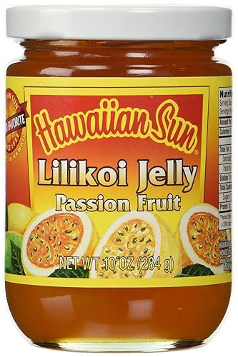 Hawaiian Sun Passion Fruit Jelly, 10-Ounce Jars (Pack of 4)