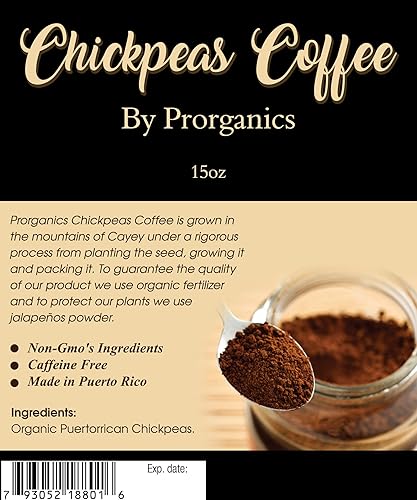 Chickpeas Coffee, 100% Caffeine free by Prorganics