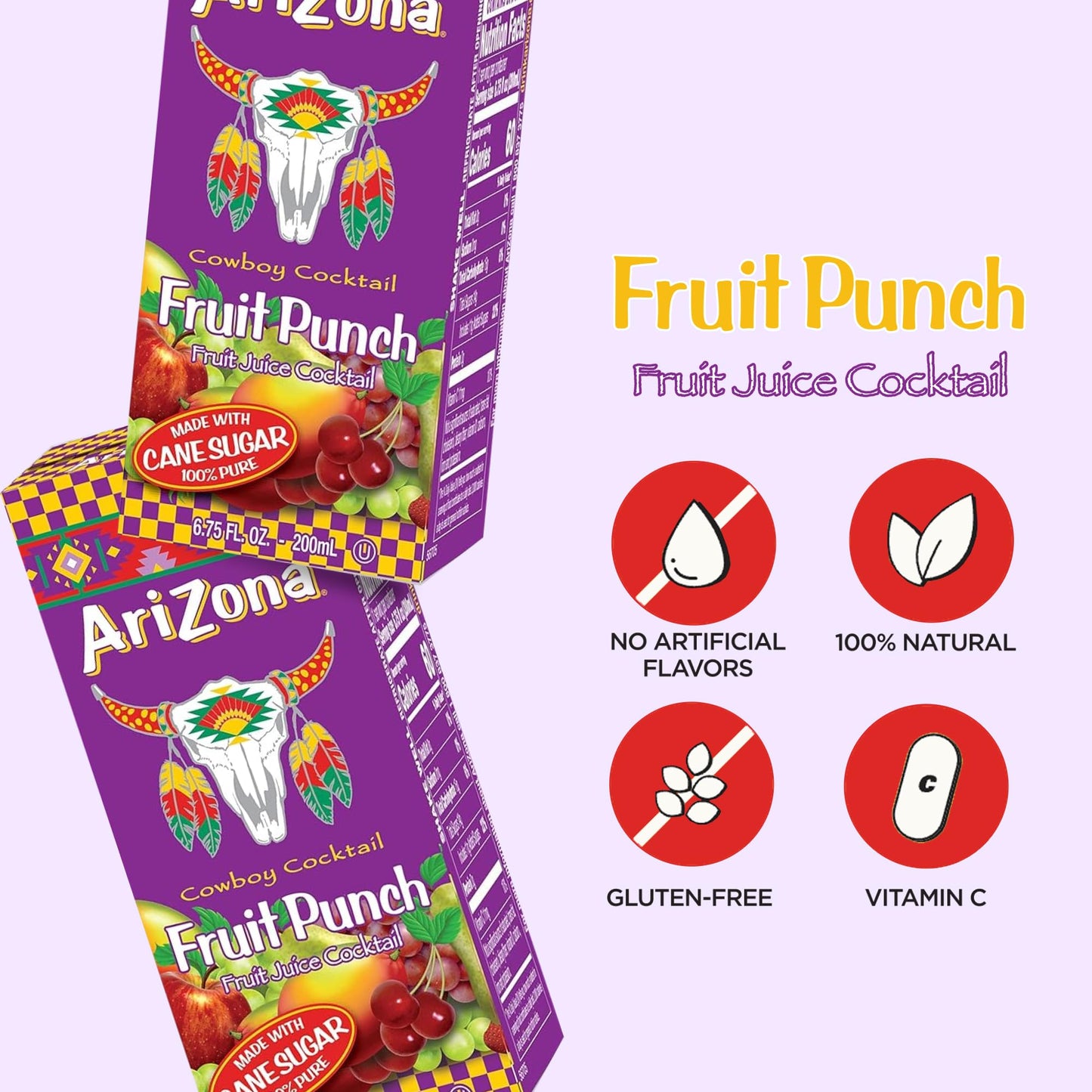 Arizona Fruit Punch Drink, Tetra Box, 216 Fl Oz, Pack of 32