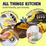 Originally Yellow Plant-Based Kitchen Cleaner | Powered by Natural Vinegar & Infused with Organic Lemon | Multipurpose Kitchen Counter Cleaner Works