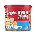 Fisher Snack, Oven Roasted Never Fried, Made with Sea Salt, Peanuts, 12 Ounce