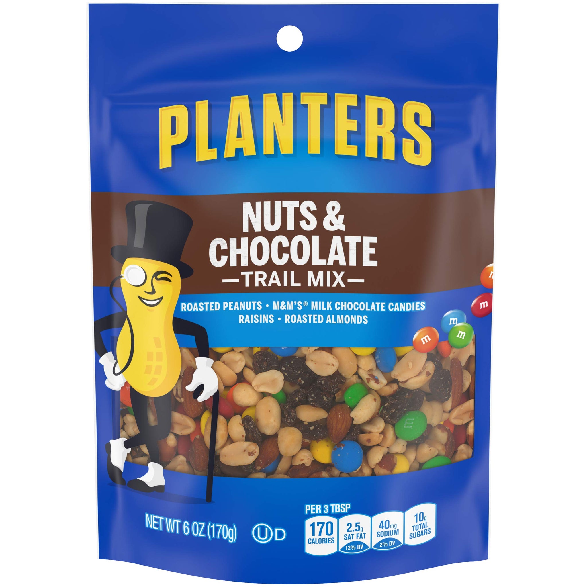 Planters Nuts & Chocolate M&M's Trail Mix (6 oz Pouch)