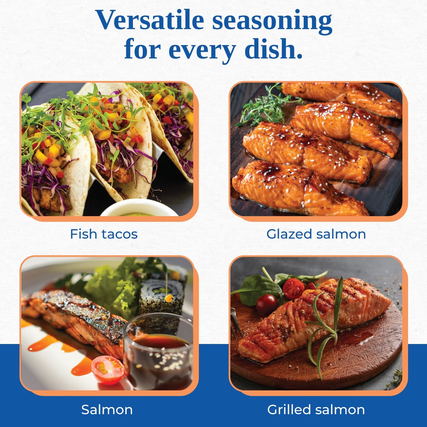Chef Paul Magic Seasonings Blends Salmon Magic Seasoning | Salmon Seasoning with Herbs & Spices | Seafood Seasoning for Cooking | Fish Blend | Kosher