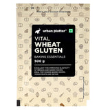 Urban Platter Vital Wheat Gluten | 17.64 Oz (500g) | Natural Plant-Based Protein | Dough Improver for Soft, Chewy & Fluffy Bakes | High-Protein Flour