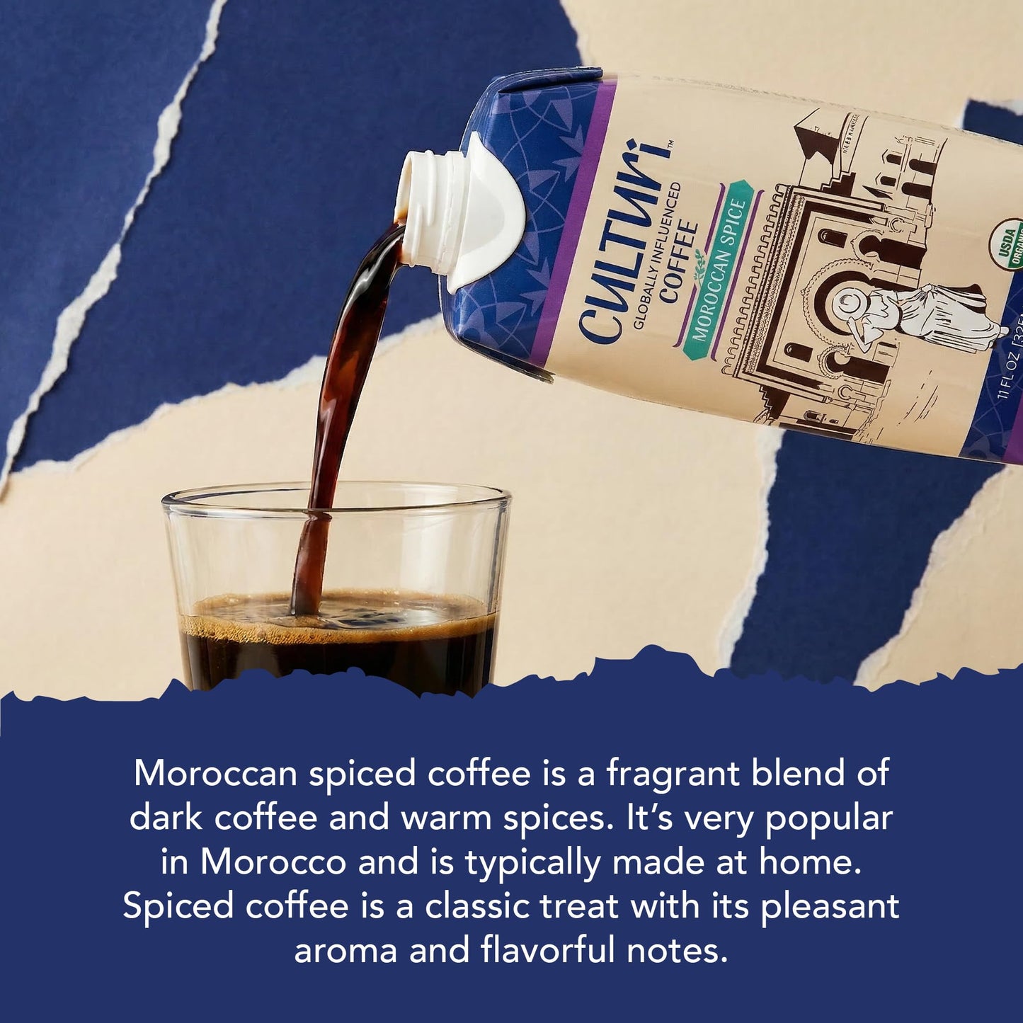 Culturi Coffee | Italian Espresso | Italian Influenced, Low Calorie, Authentic Flavored Coffee | Enhanced Recipe, All-New Packaging | 11oz Bottle (12