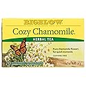 Bigelow Cozy Chammomile Herbal Tea, 20-count (Pack of6) (Value Bulk Multi-pack)