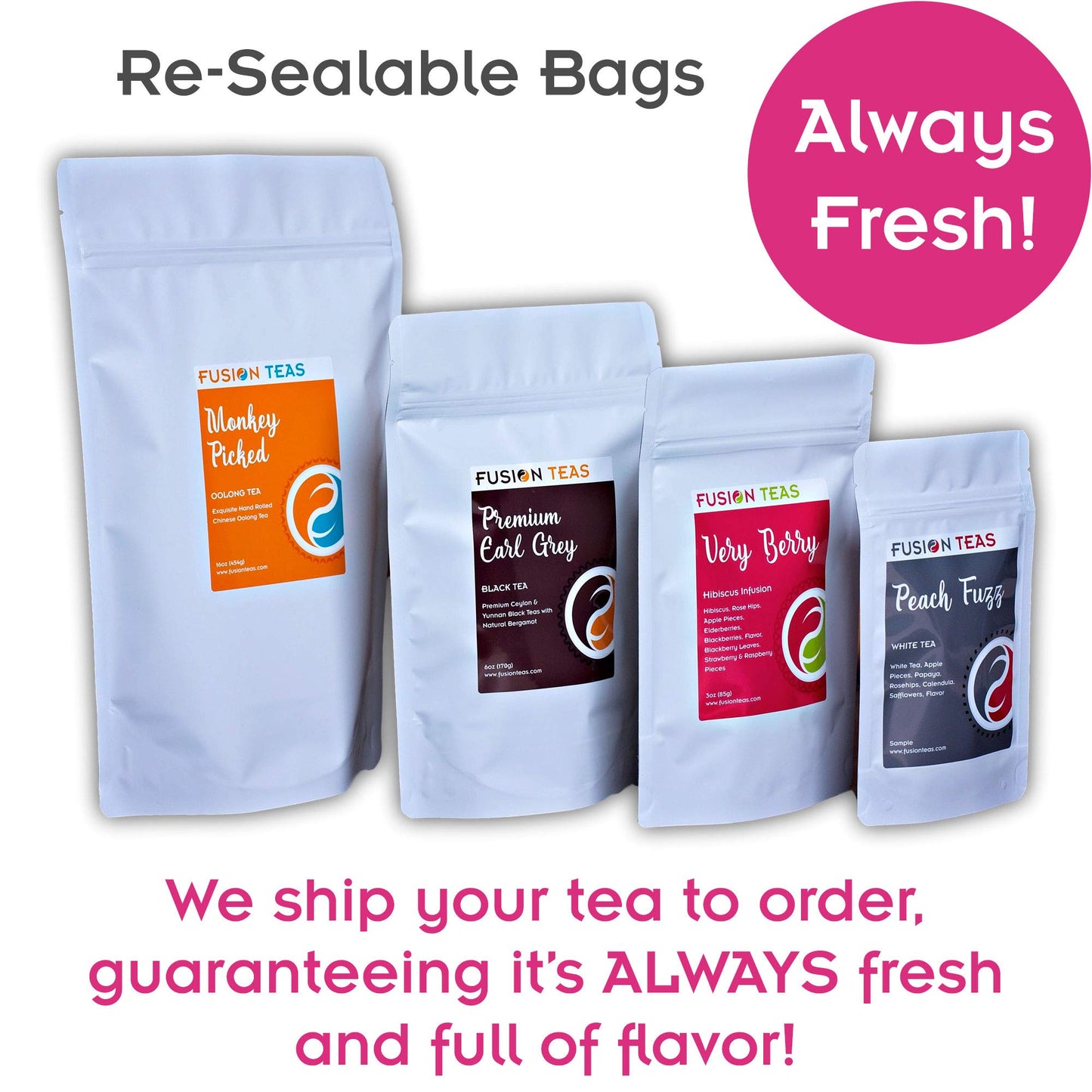 Strawberry Fields Hibiscus Herbal Fruit Tea - Caffeine Free Loose Leaf Bulk Berries Herbs and Fruit - 1 Pound (16 Oz) Pouch