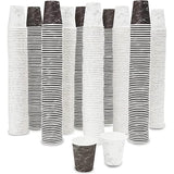Juvale Marble Bathroom Cups - Leak-Resistant Mouthwash Cup - Compact 3 Fl Oz Coffee & Espresso Mug - Disposable Paper Drinkware - Pack of 600, Black