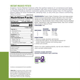Instant Mashed Potatoes Emergency Food Supply, 30 Servings, 10 Year Shelf Life, Certified Gluten Free Mashed Potatoes, Flavored with Butter and Salt