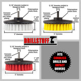 Cleaning Supplies - Drill Brush - Leather Cleaner - Shower Door - Upholstery - Carpet - Bathroom Accessories - Shower Cleaner - Bathtub - Tile