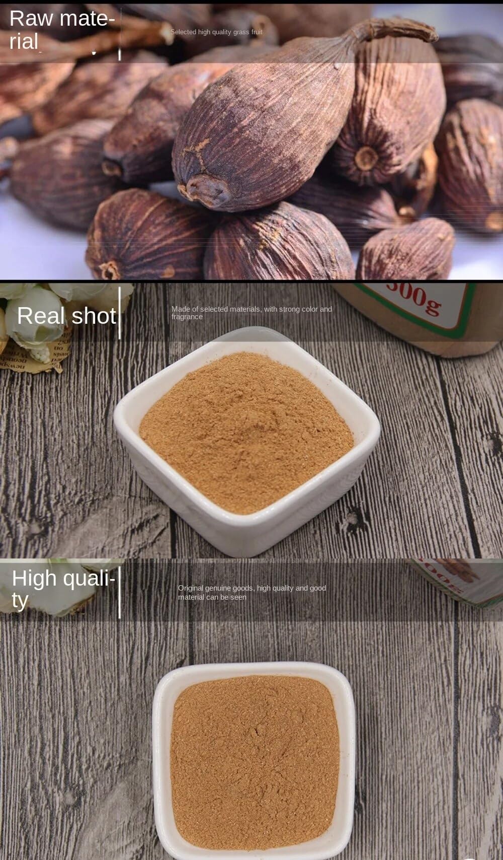 Zercumm Grass and Fruit Powder 500G Brine Bouilli Hot Pot Cooking Sichuan Cuisine Barbecue Spices Seasoning Seasoning