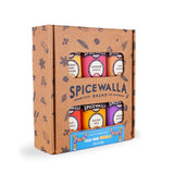 Spicewalla Masala Indian Spice 6 Pack | Chai Masala, Tandoori Masala, Garam Masala, Chaat Masala, Chai Masala, Madras Curry Powder | Non-GMO, Indian