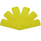 Washable Microfiber Mop Head (6 Pack) - Microfiber Replacement Mop Pads 16 x 5.5 Inches for Cleaning of Wet or Dry Floors - Professional Home/Office