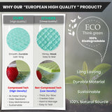 [12Pack+1Loofah Dish Sponge] 100% Natural Biodegradable Swedish Dishcloths for Kitchen | No-Discoloration, No-Odor, Super Absorbent Dish Sponge |