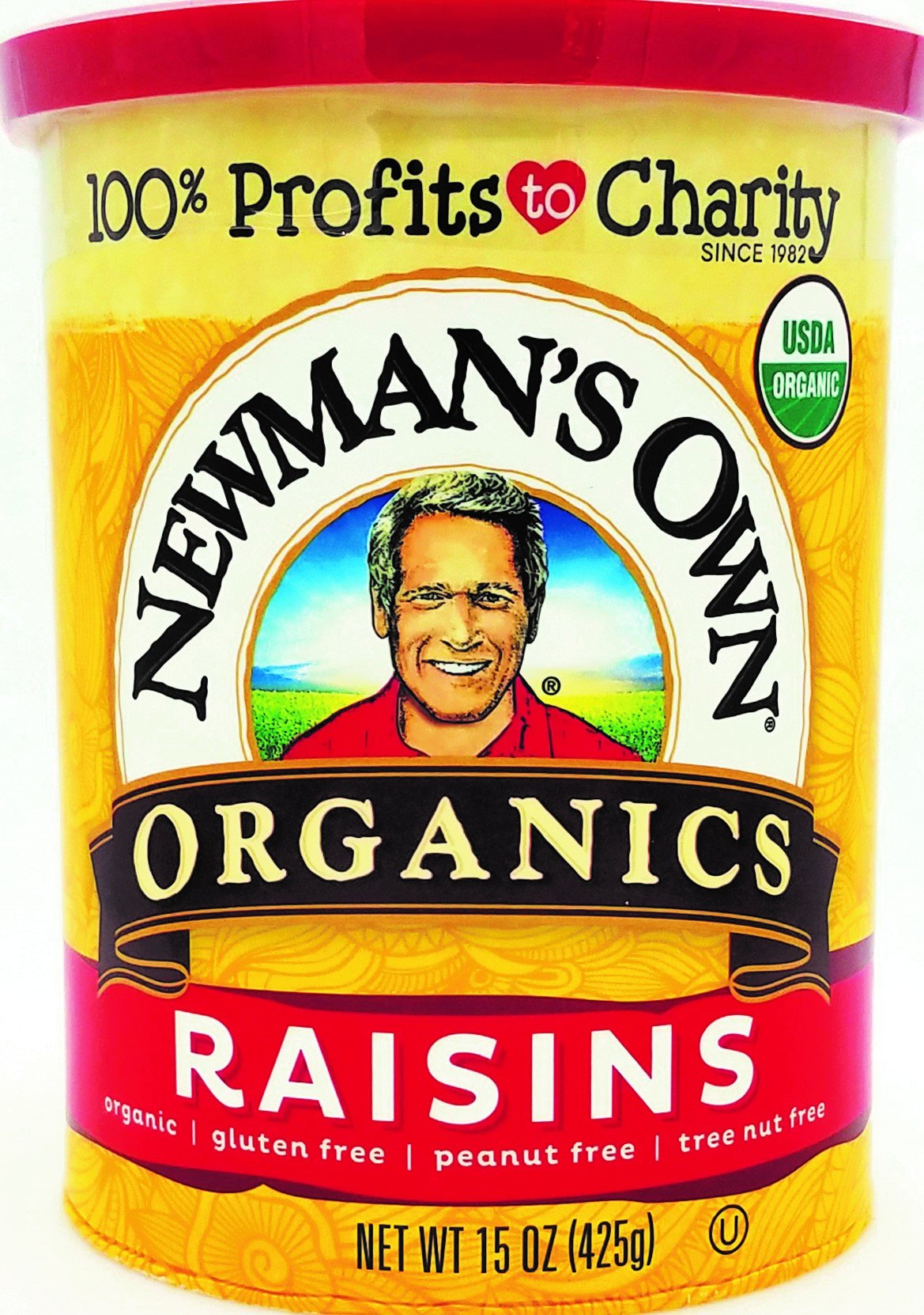 NEWMANS OWN Organic Raisins ORG CAN, 15 OZ, 3 Pack