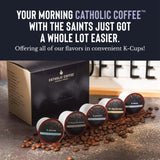 Catholic Coffee Pods - All Saints Variety Pack | Light, Medium, Dark Roasts | 12 Pack, Single Serve Coffee Pods