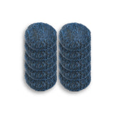 Amazon Basics Steel Wool Soap Pads, Reusable, Cuts Grease and Removes Rust, 10 Count, Pack of 1