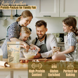 2.2 lb Vital Wheat Gluten | High-Protein, All-Natural Wheat Protein for Bread, Pizza Dough, Seitan, and More | Vegan & Keto-Friendly Baking Essential