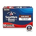 Seattle’s Best Coffee, Dark Roast K-Cup Coffee Pods, Post Alley, 100% Arabica, 1 Box (10 Pods)