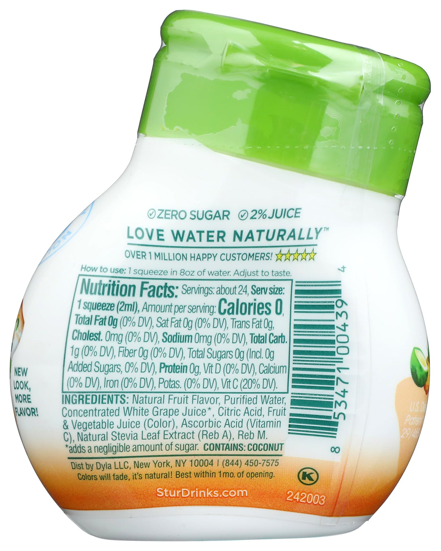 Stur Coconut Water Pineapple Drink Mix, 1.62 OZ