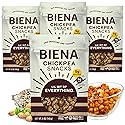 Biena Crispy Roasted Chickpea Snacks, Lil’ Bit of Everything, High Protein Snacks, High Fiber Snacks, Gluten Free, Plant-Based, Non-GMO, Healthy
