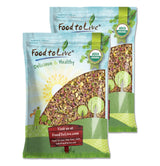 Food to Live - Organic Raw Pistachios, No Shell, 16 Pounds - Non-GMO Unsalted and Unroasted Kernels. Perfect for Snacking and Cooking