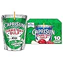 Capri Sun Game Day Gulp Juice Drink Blend Juice Boxes, 10 Pouches, For School Lunches and Tailgates, All Natural Ingredients, 6 oz