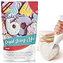 Bakerpan White Royal Icing Mix for Decorating Cookies and Cakes - Cookie Icing Mix - 16 Ounces (1 lb) | Made in USA