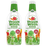 Veggie Wash Organic Fruit and Vegetable Wash Refill, Certified Organic, Ideal for Cleaning Produce, 32 Fluid Ounce, Pack of 2