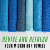 Maplefield Concentrated Microfiber Detergent - Deep Cleaning Power & Cleaning Liquid for Microfiber Cloths - Refreshing Lemon & Towel Laundry
