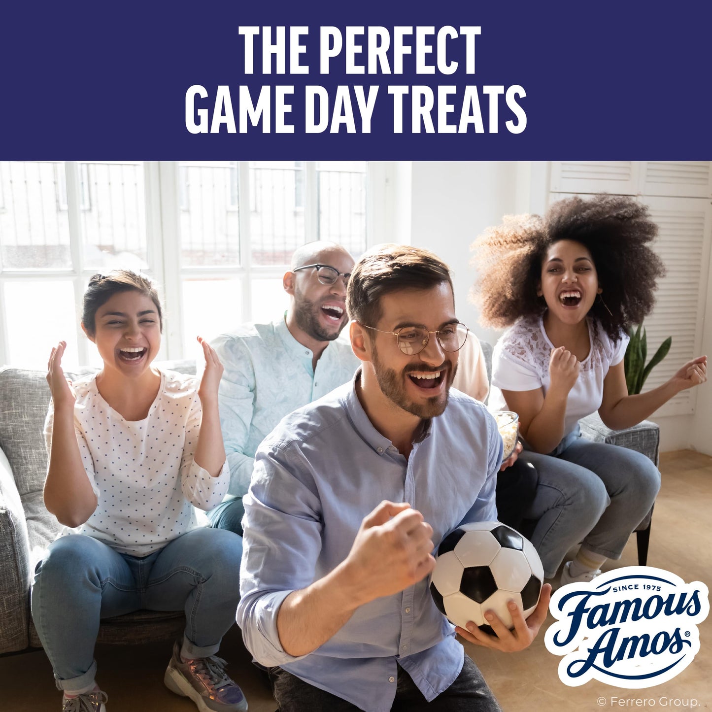 Famous Amos Classic Chocolate Chip Cookies, Bite-Size Cookies, Great for Sharing, 9 oz Resealable Bag
