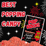 Pop Rocks Candy - Pop Rocks Bulk Pack by Gaudum (Strawberry, 1 Count (Pack of 9))