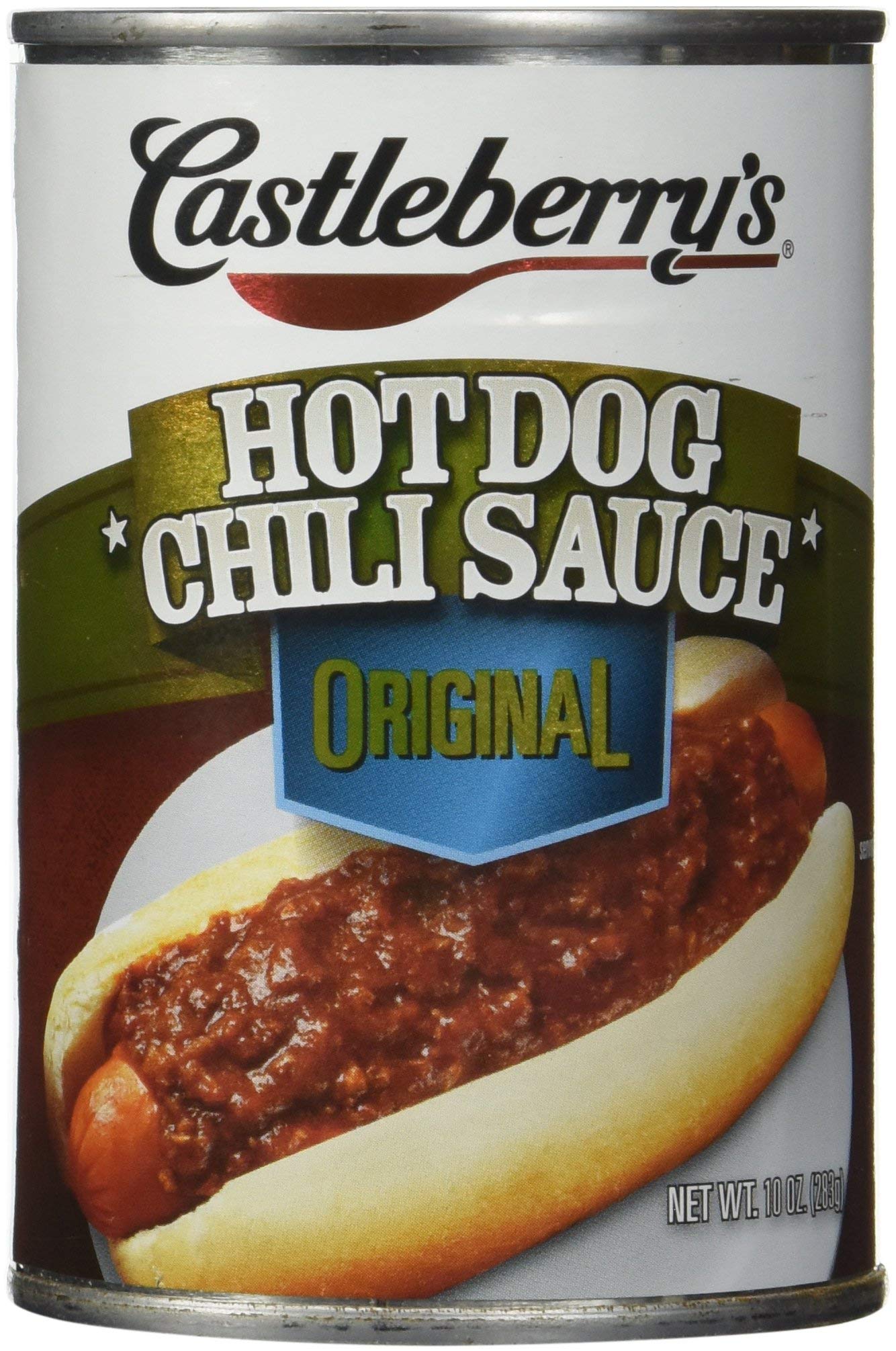 Castleberry's, Hot Dog Chili Sauce, Classic, 10oz Can (Pack of 6) - SET OF 2