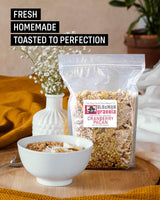 Olde Man Granola Gluten Free Granola - Non-GMO Healthy Granola Cereal - Soft Whole Grain Oats, Butter, Brown Sugar - Handmade in Colorado (Cranberry