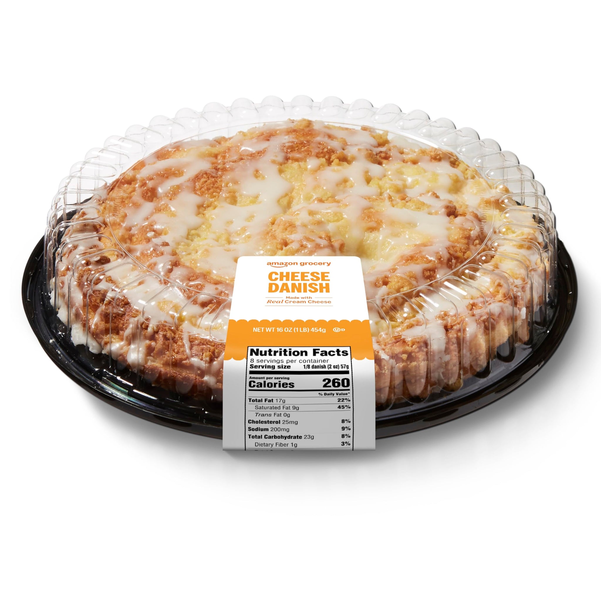 Amazon Grocery, Cheese Danish, 16 Oz (Previously Fresh Brand, Packaging May Vary)