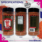 Trim Tabb’s Spicy Pig Powder Premium BBQ Barbecue Rub & Seasoning 2 Pk (24 oz) + BBQ Masters & Opener (4 Items)!