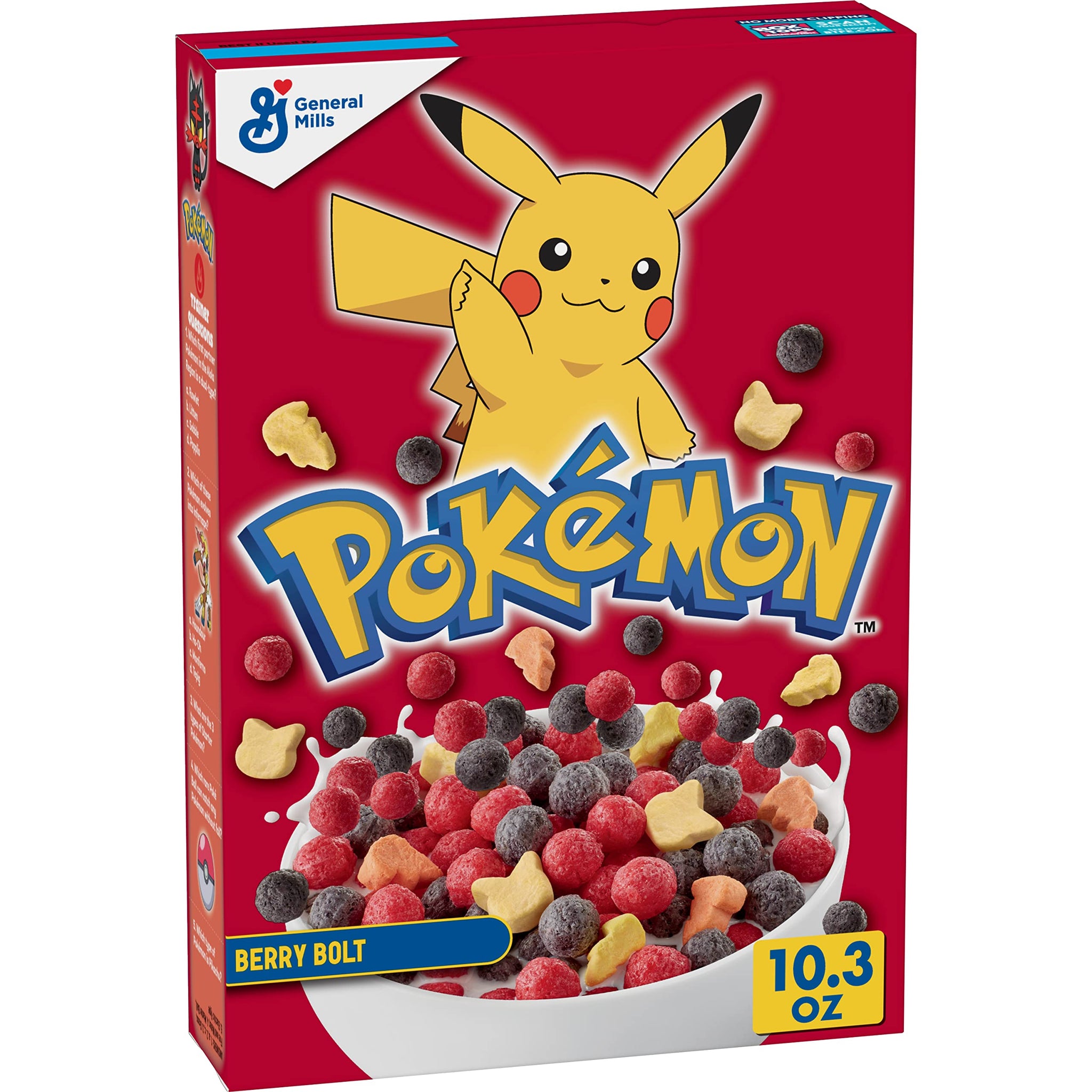 General Mills Pokémon Breakfast Cereal, Berry Bolt, 10.3 oz