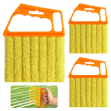 3pcs Window Blind Cleaner Duster Tool,2026 New Cleaning Tools,7 Fingers Washable Microfiber Dusters for Cleaning,Crevice Cleaning Brush, Duster