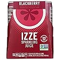 IZZE Sparkling Juice, Blackberry, 8.4 oz Cans, 4 Count