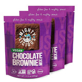 MIGHTYLICIOUS Chocolate Brownie Mix, Gluten-Free Brownie Mix, Plant-Based, Dairy-Free & Egg-Free, Non-GMO, Kosher, Allergen-Friendly Baking Mix, Easy Homemade Brownies (3-Pack)
