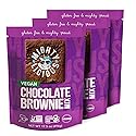 MIGHTYLICIOUS Chocolate Brownie Mix, Gluten-Free Brownie Mix, Plant-Based, Dairy-Free & Egg-Free, Non-GMO, Kosher, Allergen-Friendly Baking Mix, Easy Homemade Brownies (3-Pack)